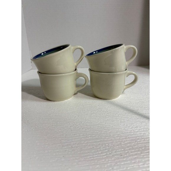 Pfaltzgraff Other - Pfaltzgraff Ocean Breeze Coffee Mugs Set of 4 Stoneware USA S0144
